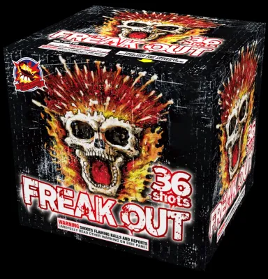 Pyrotechnika Ohňostroj Freak out 36ran 25mm 1ks