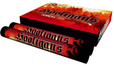 Pochodeň Hooligans červená 1ks