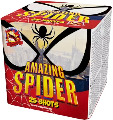 Ohňostroj Amazing spider 25rán 18mm 1ks