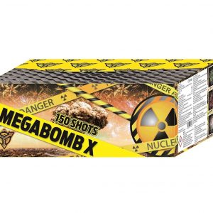 Pyrotechnika Ohnostroj Kompakt Megabomb 150rán ráže 20mm