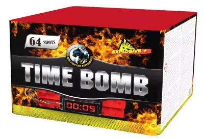 Pyrotechnika Ohňostroj Time bomb 64ran 30mm 1ks