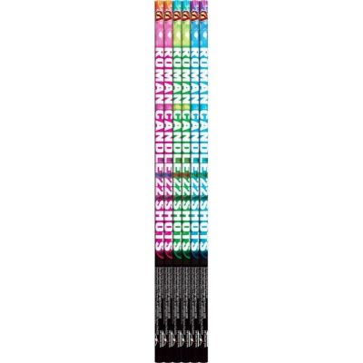 Roman candle 22 mix 45 cm 12 ks  Mix