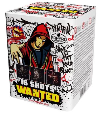 Pyrotechnika Ohnostroj Kompakt Wanted 16r 20mm