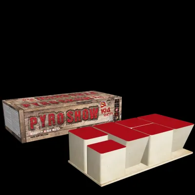 Ohňostroj Pyroshow 194 rán 20-25-30mm 1ks/ctn