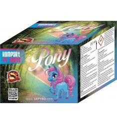 Pyrotechnika Ohnostroj Kompakt Pony 49rán ráže 20mm