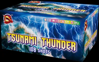 Pyrotechnika Ohňostroj Tsunami Thunder 108rán 30mm 1ks